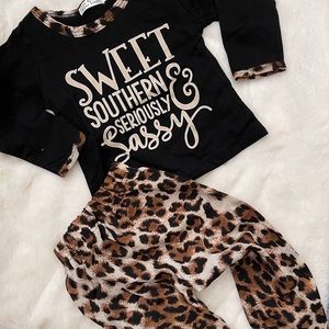 Baby Girl Leopard Apparel